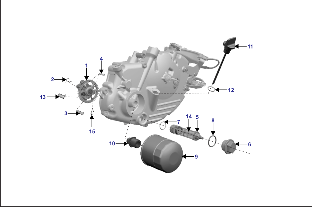 Plate 5 — PUMP ASSLY OIL & OIL FILTER