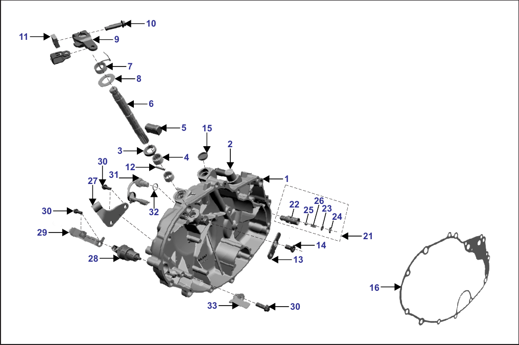 Plate 6 — CLUTCH COVER