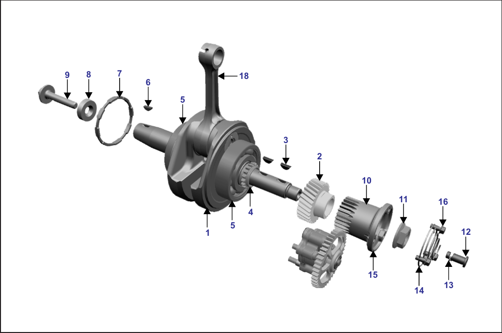 Plate 11 — CRANK SHAFT