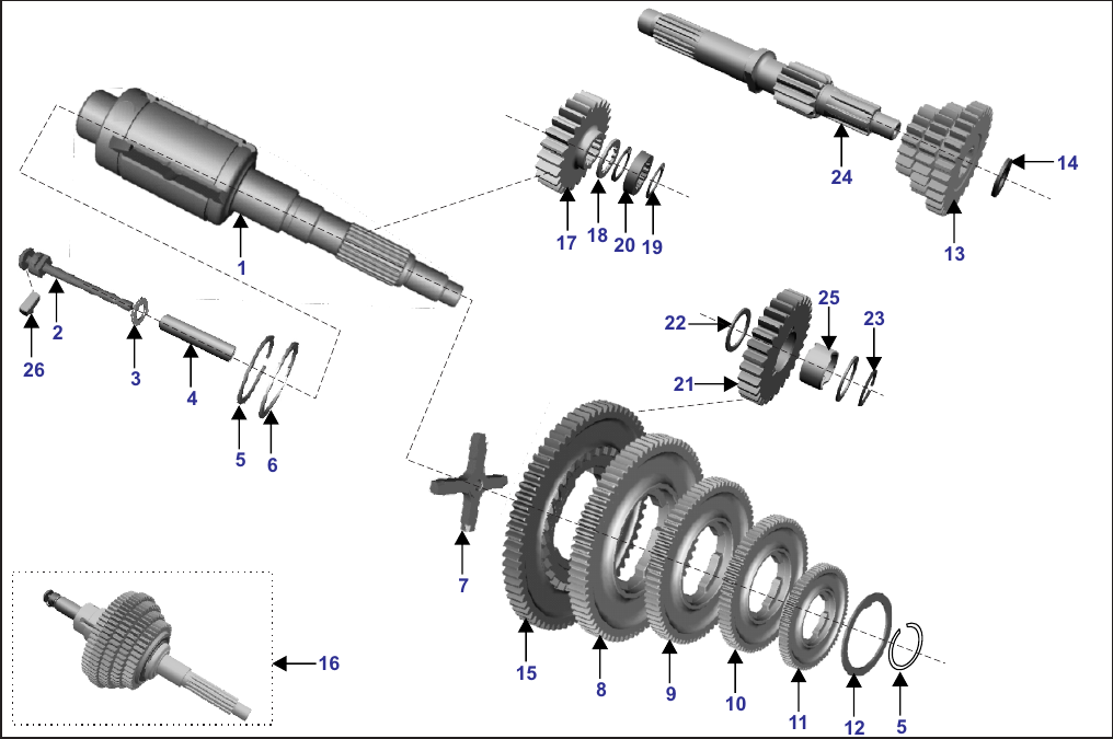 Plate 12 — MAIN SHAFT
