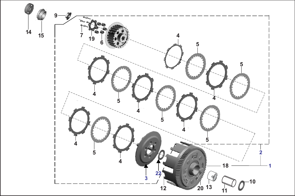 Plate 15 — CLUTCH COMPLETE