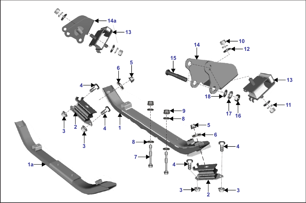 Plate 18 — ENGINE MOUNTING
