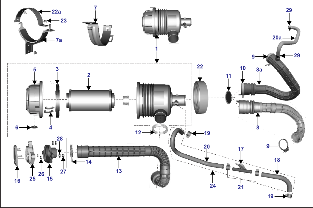 Plate 21 — AIR FILTER COMPLETE