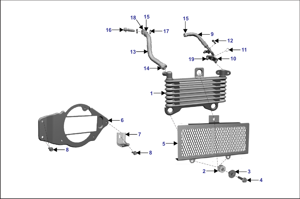 Plate 25 — OIL COOLER