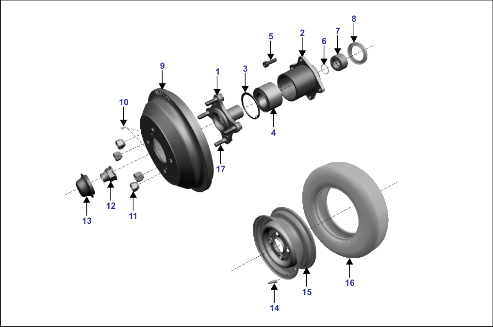 Plate 34 — REAR WHEEL AXLE - Z