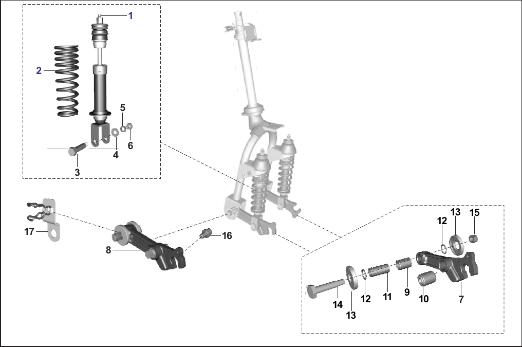 Plate 36 — FR. SHOCK ABSORBER & LINKAGE