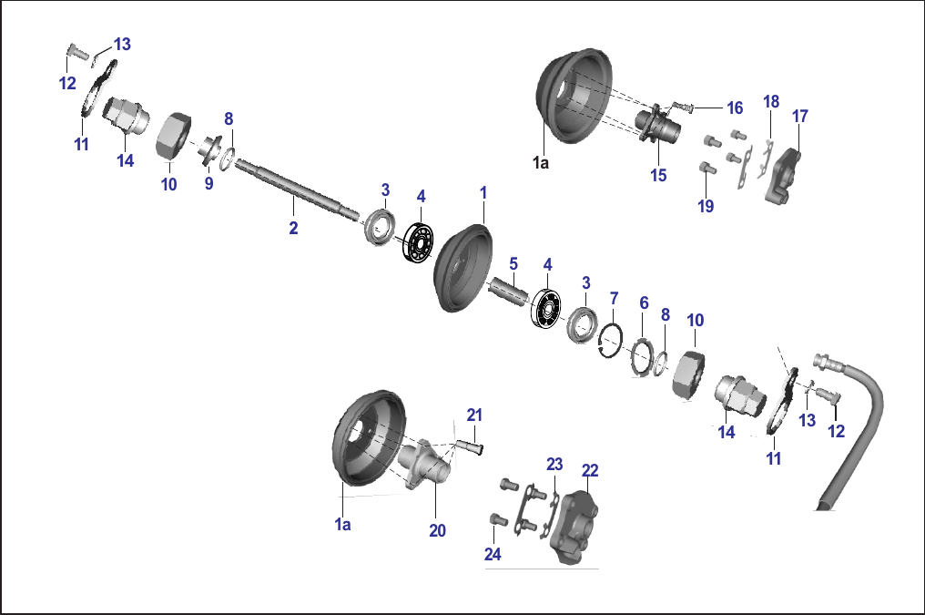 Plate 40 — FRONT BRAKE DRUM