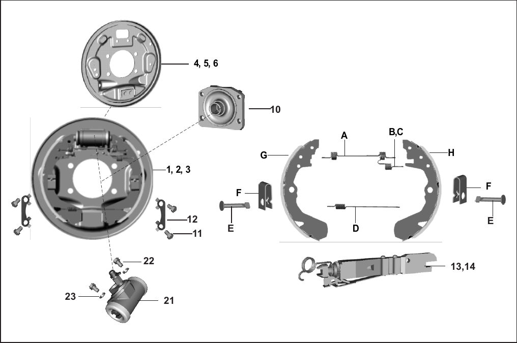 Plate 43 — AUTO ADJUSTER BRAKE SYSTEM