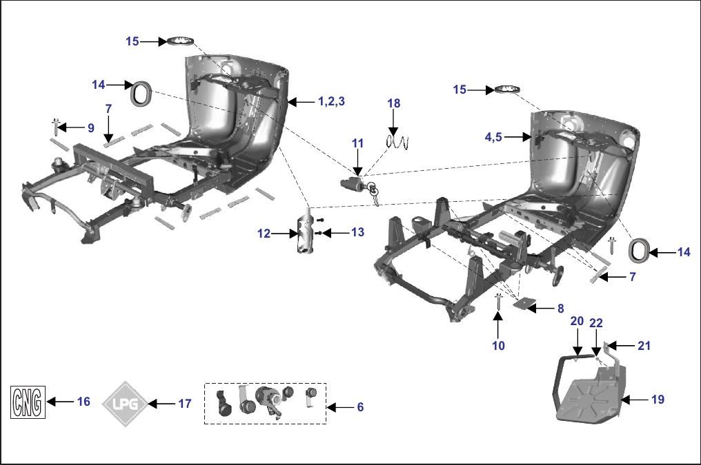 Plate 51 — FRAME CHASSIS - RE & Z