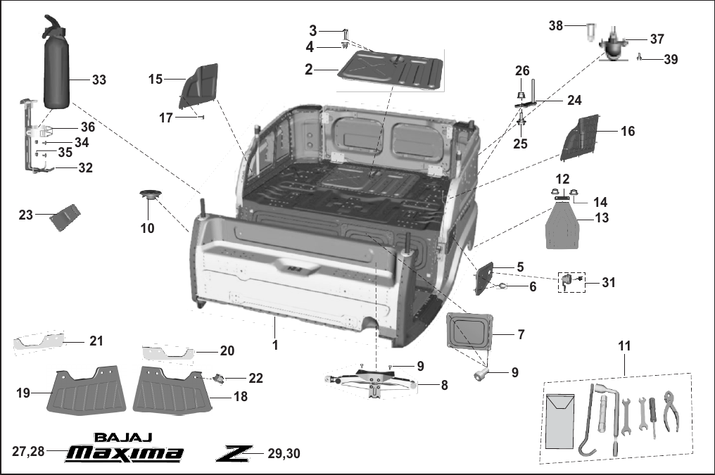 Plate 60 — PASSENGER BODY - Z