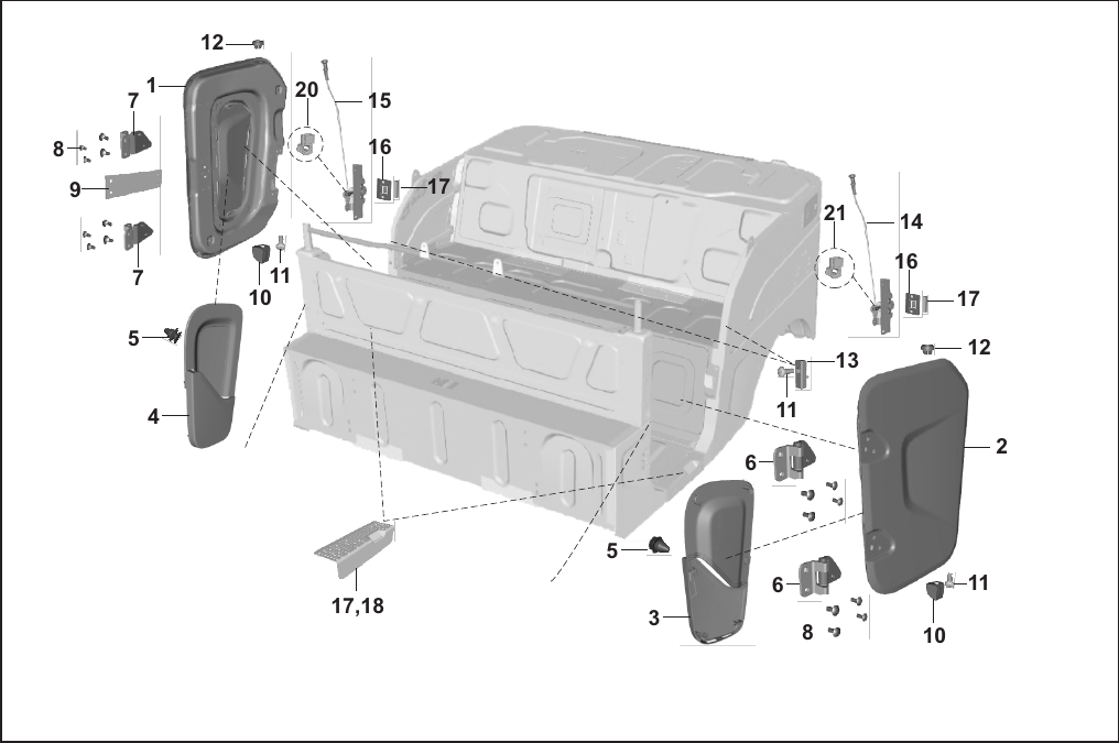 Plate 62 — BODY DOOR - RE