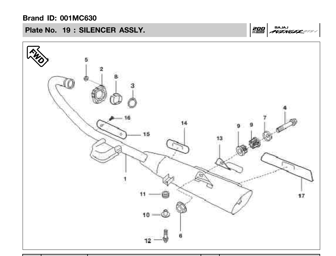 Plate 19 — SILENCER ASSLY.
