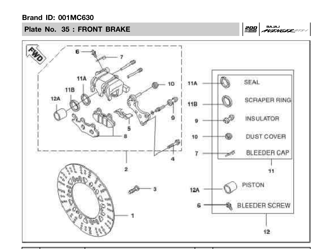 Plate 35 — FRONT BRAKE