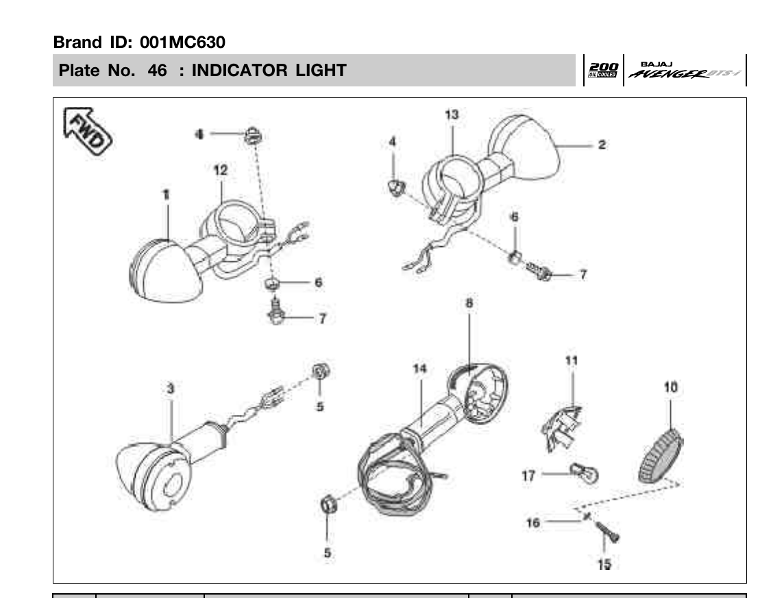 Plate 46 — INDICATOR LIGHT