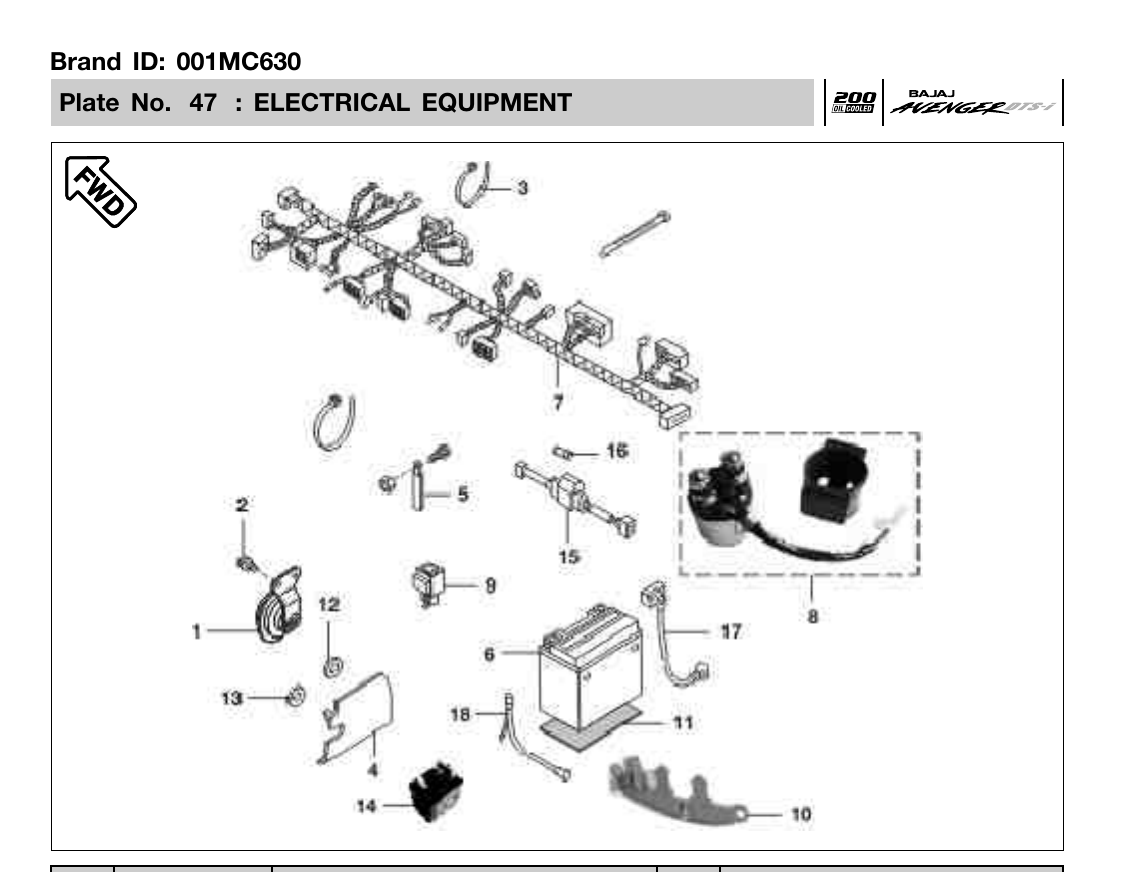 Plate 47 — ELECTRICAL EQUIPMENT