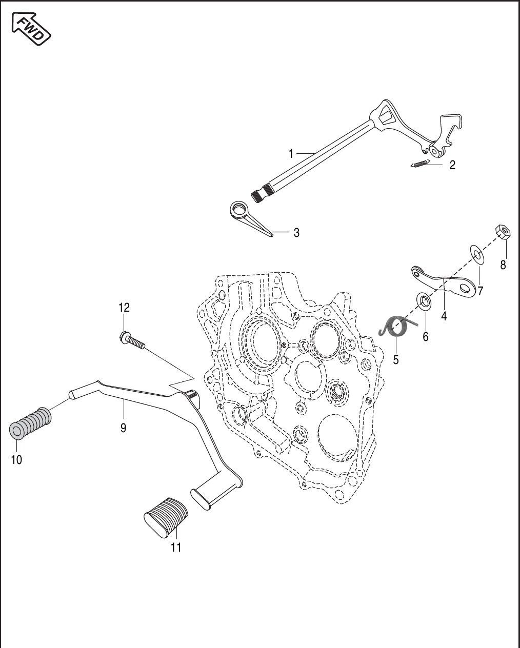 Plate 9 — Gear Change Mechanism