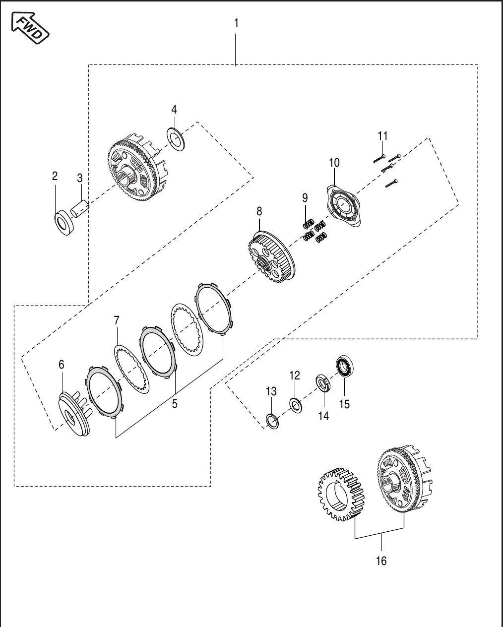 Plate 14 — Clutch