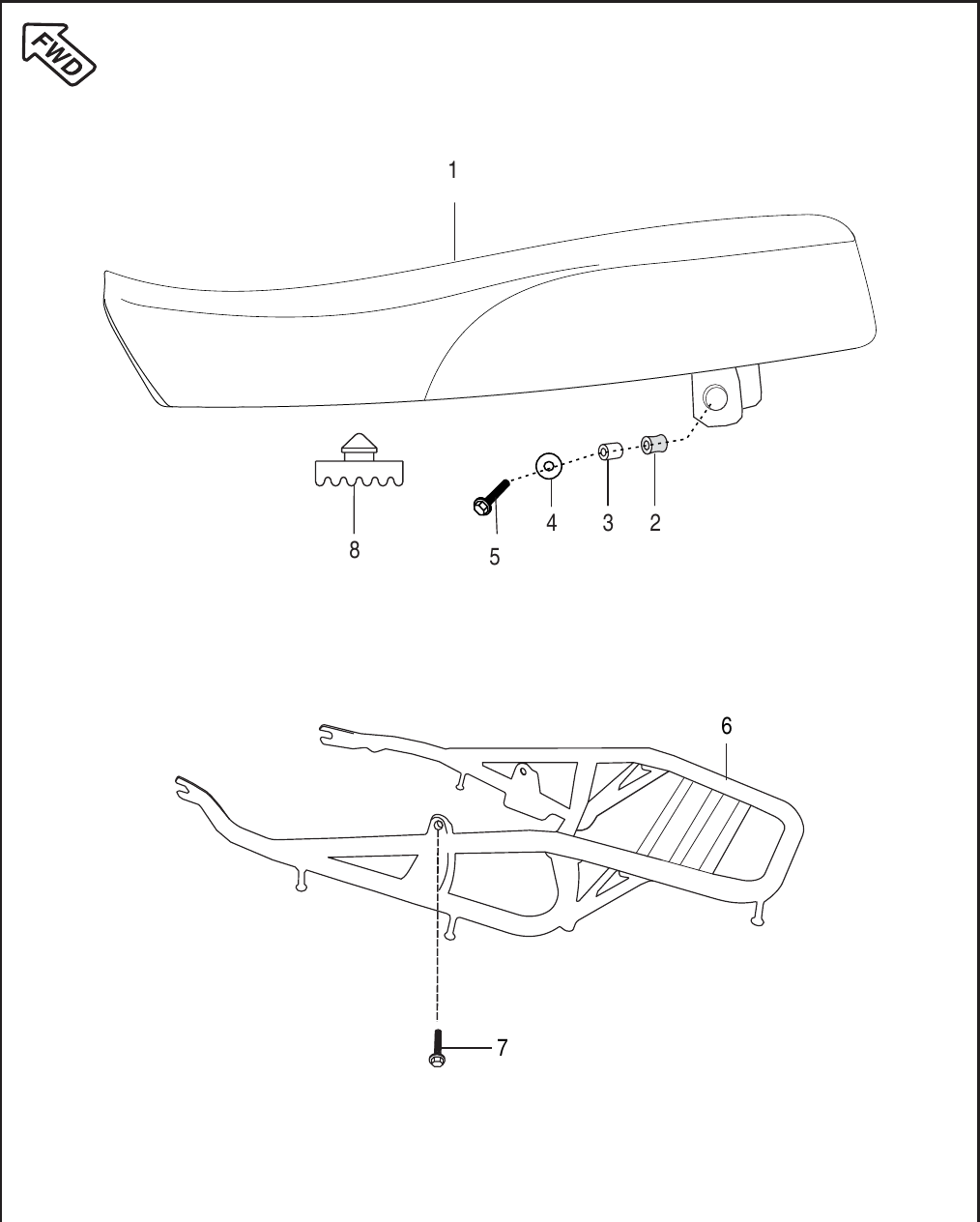 Plate 22 — Seat Assembly