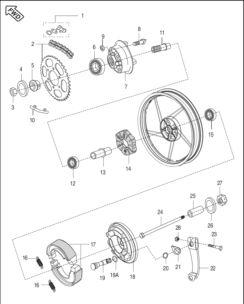 Plate 31-2 — Rear Hub (for Alloy Wheel)