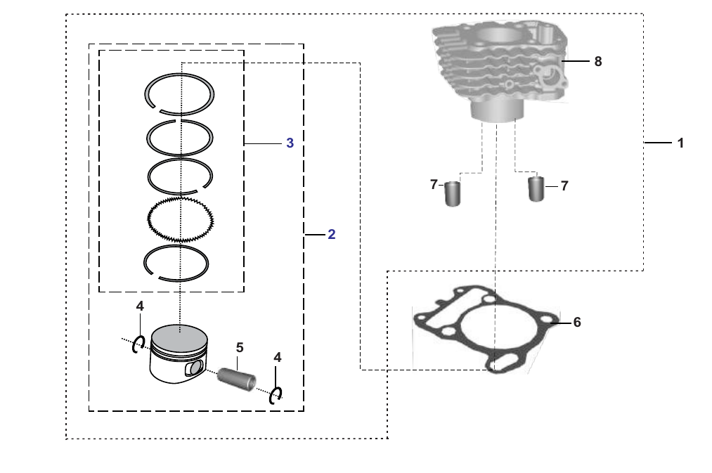 Plate 7 — CYLINDER / PISTON