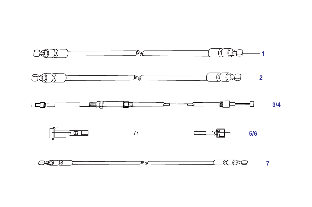 Plate 45 — CONTROL CABLES