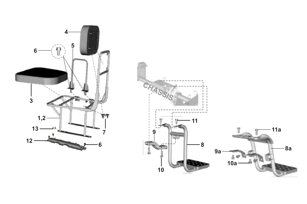 Plate 71 — PASSENGER SEAT- D+5