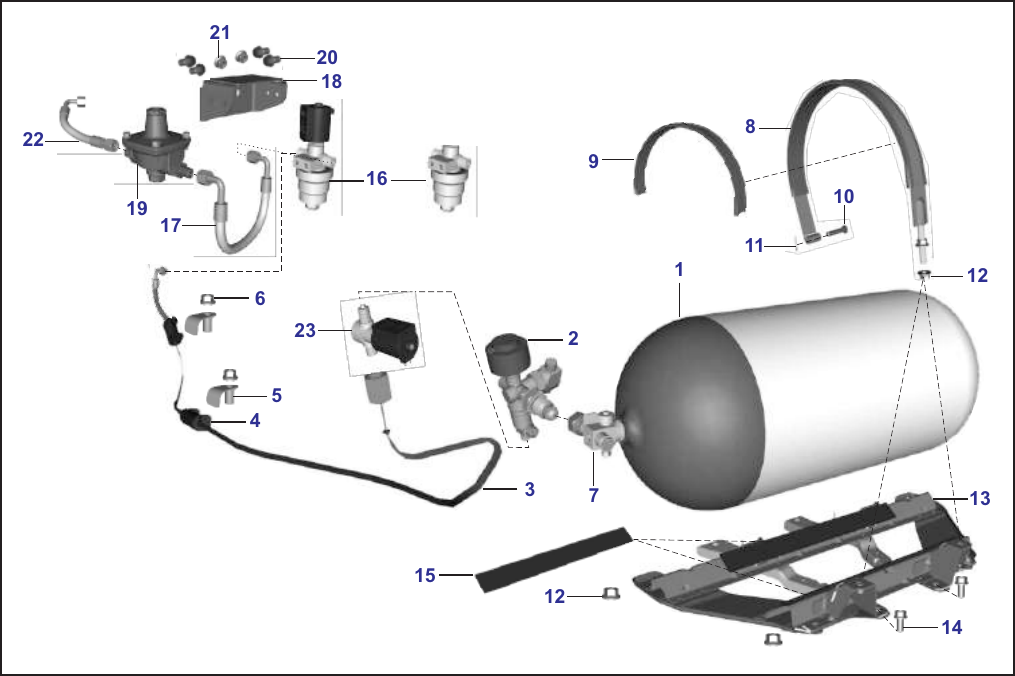 Plate 85 — CYLINDER FOR CNG -Z