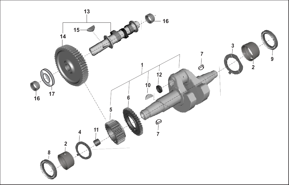 Plate 3 — CRANKSHAFT & CAM SHAFT