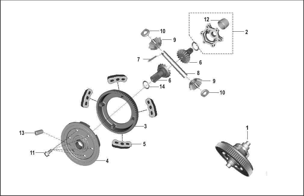Plate 15 — DIFFERENTIAL GEAR COMPACT