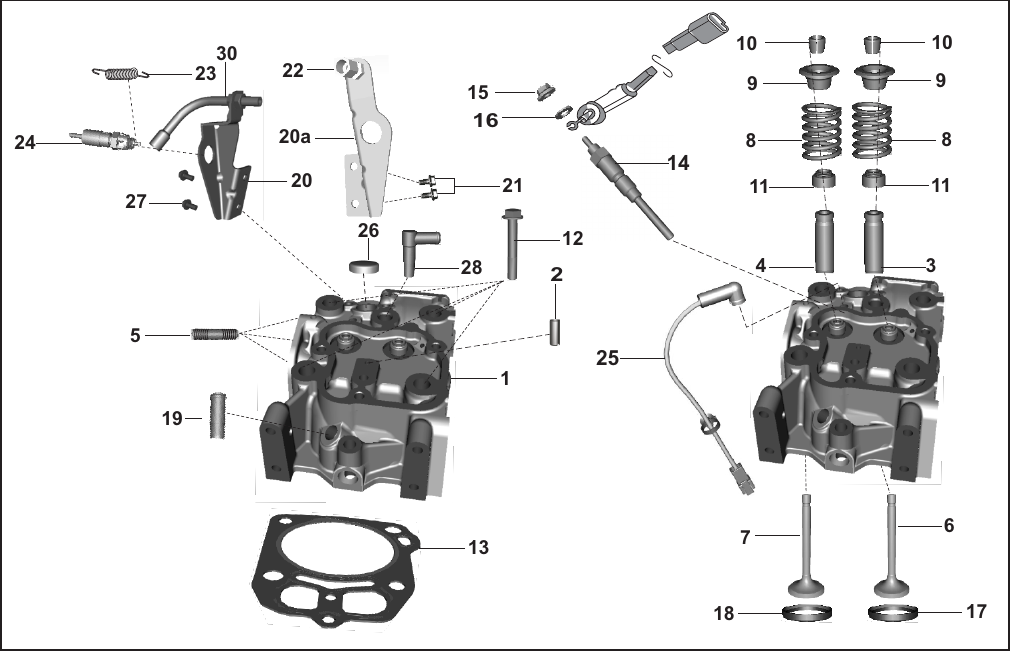 Plate 21 — CYLINDER HEAD
