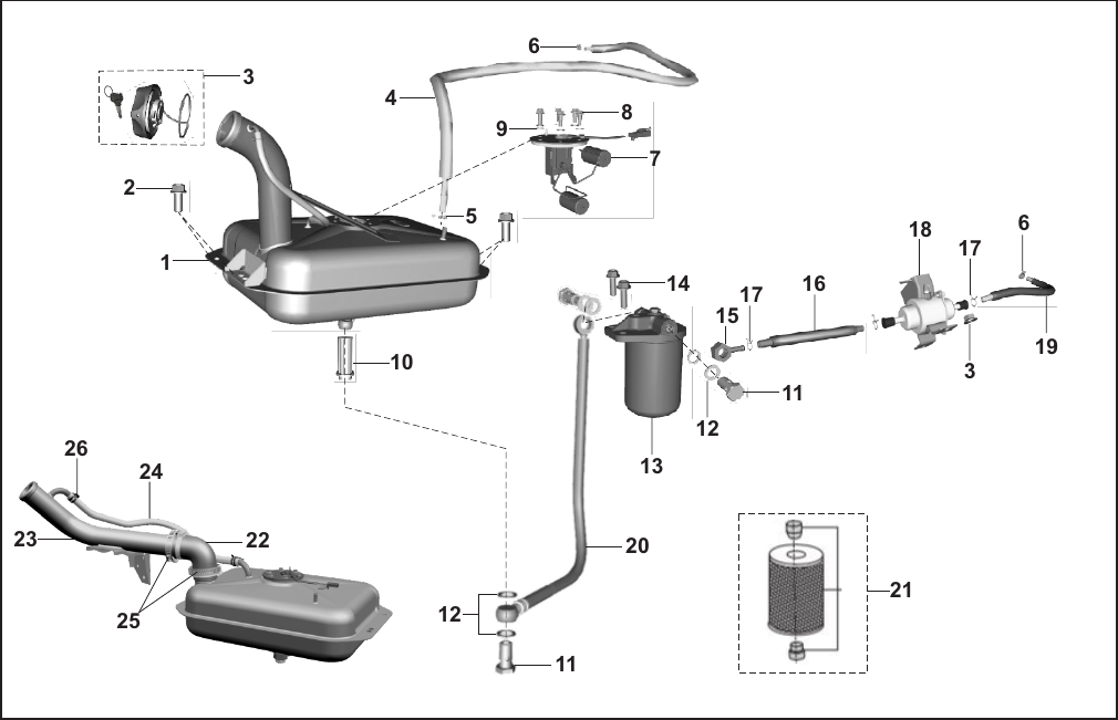 Plate 31 — FUEL TANK - XW & C