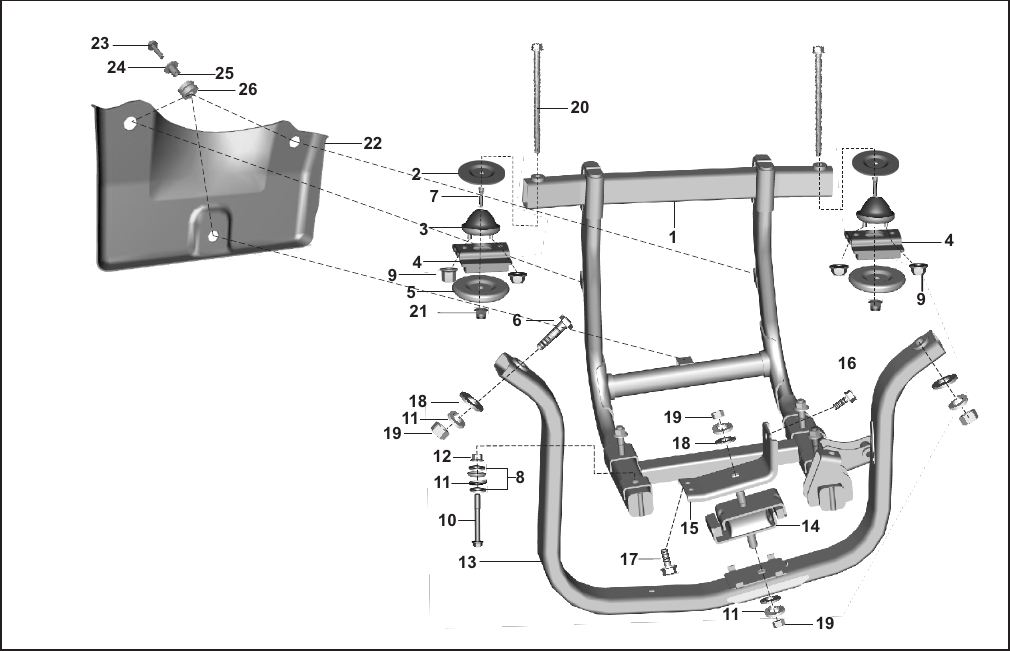 Plate 39 — ENGINE MOUNTING - MAXIMA XW & C