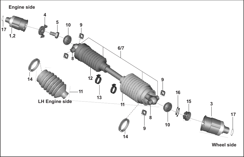 Plate 40 — PROPELLER SHAFT / FLANGES