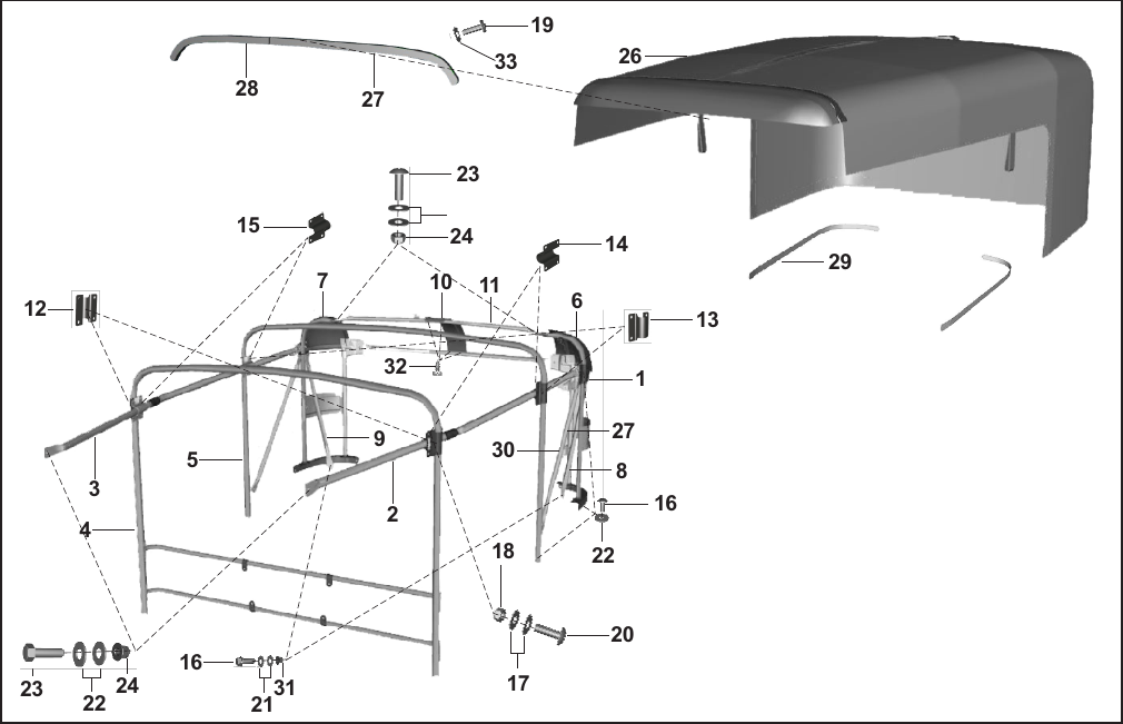 Plate 83 — HOOD FRAME - Z