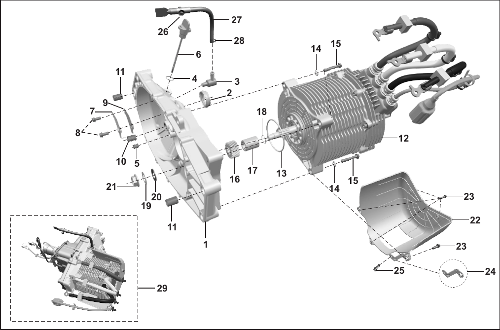 Plate 6 — CASE TRANSMISSION - LH