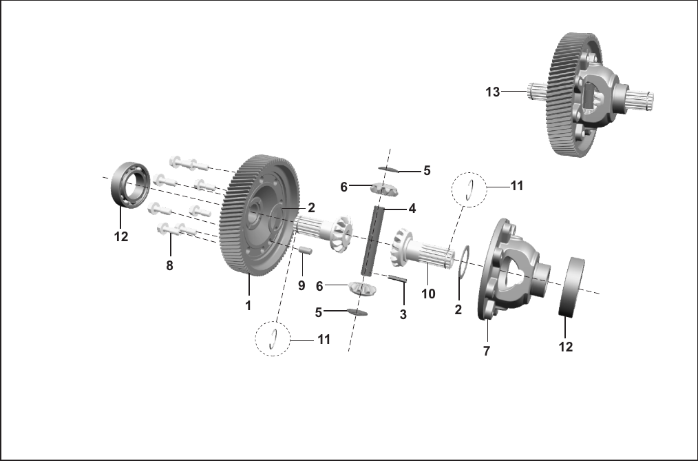 Plate 10 — DIFFERENTIAL ASSEMBLY
