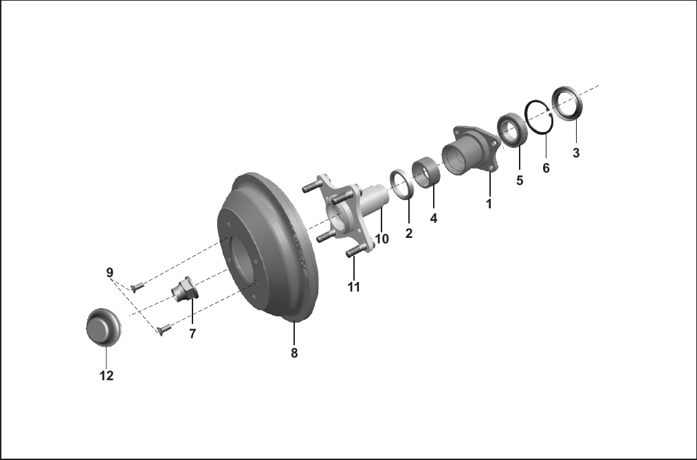 Plate 14 — ASSLY DRIVE FLANGE - Z