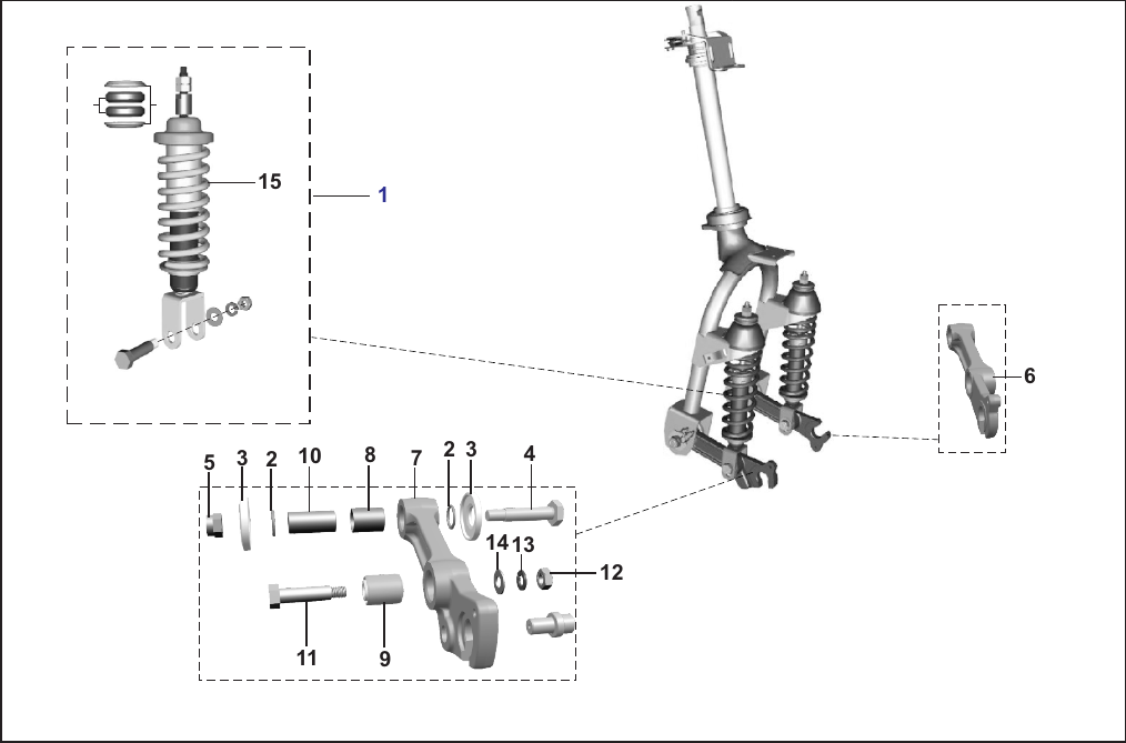 Plate 22 — FR SHOCK ABSORBER & LINKAGE