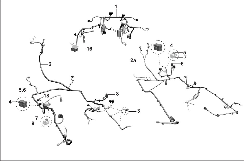 Plate 34 — HARNESS WIRRING