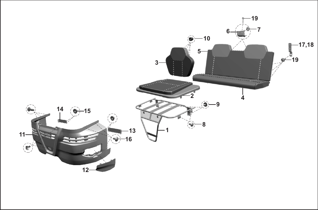 Plate 41 — SEAT ASSEMBLY - RE