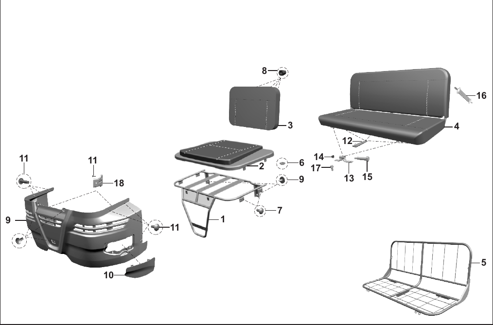 Plate 42 — SEAT ASSEMBLY - Z