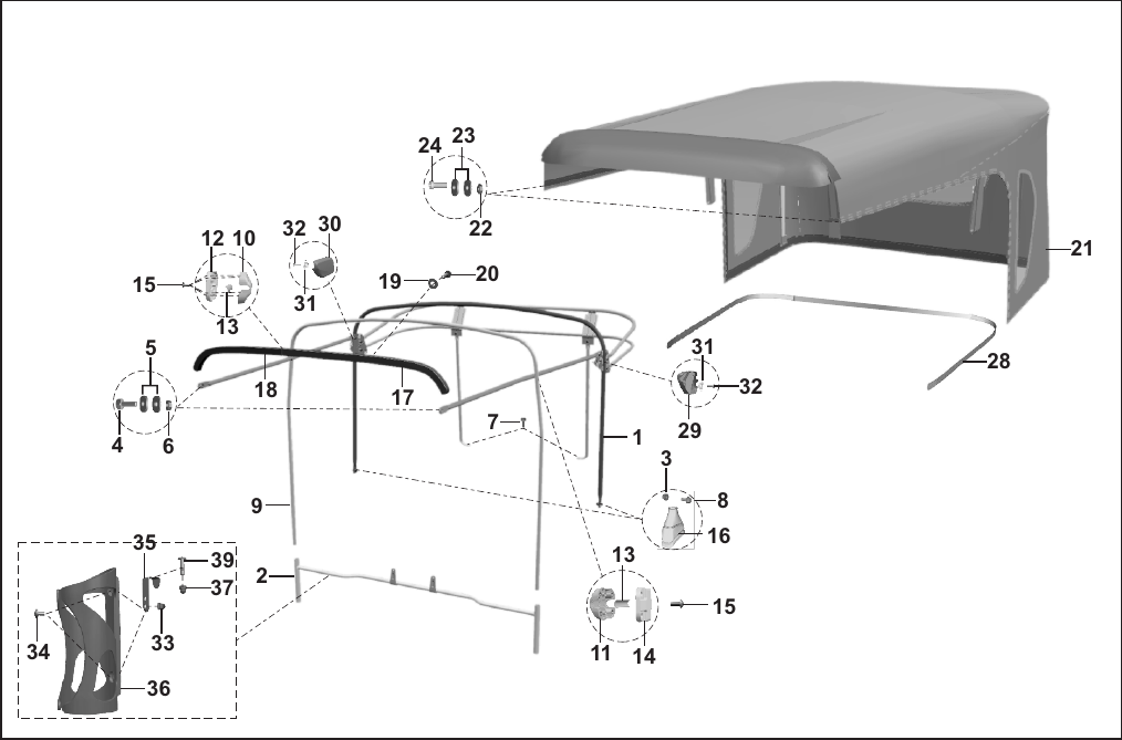 Plate 44 — HOOD ASSEMBLY - RE
