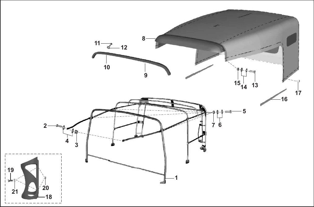 Plate 46 — HOOD ASSEMBLY - XW