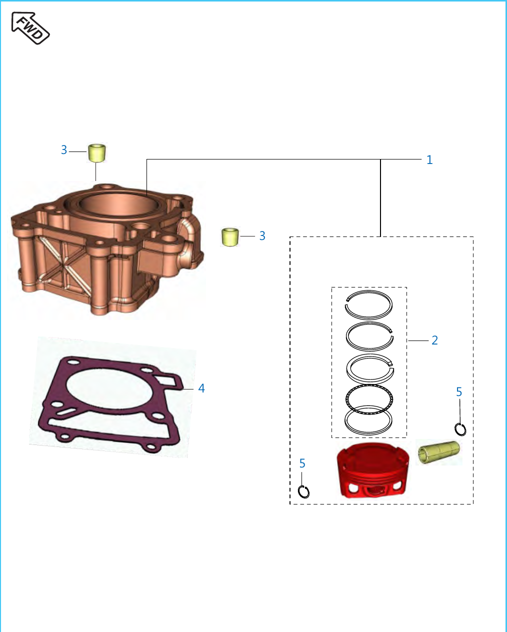 Plate 6 — Cylinder and Piston