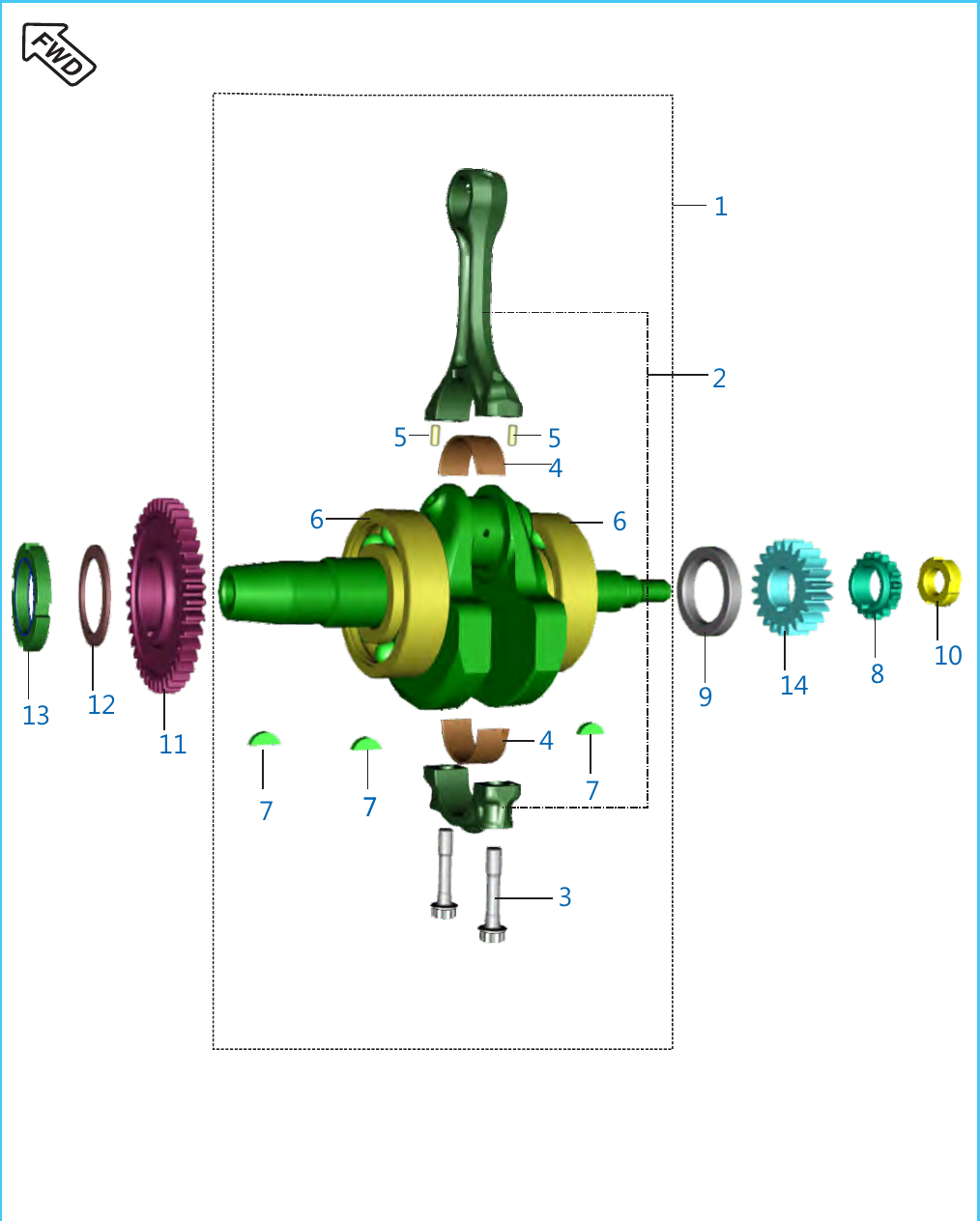 Plate 7 — Crankshaft