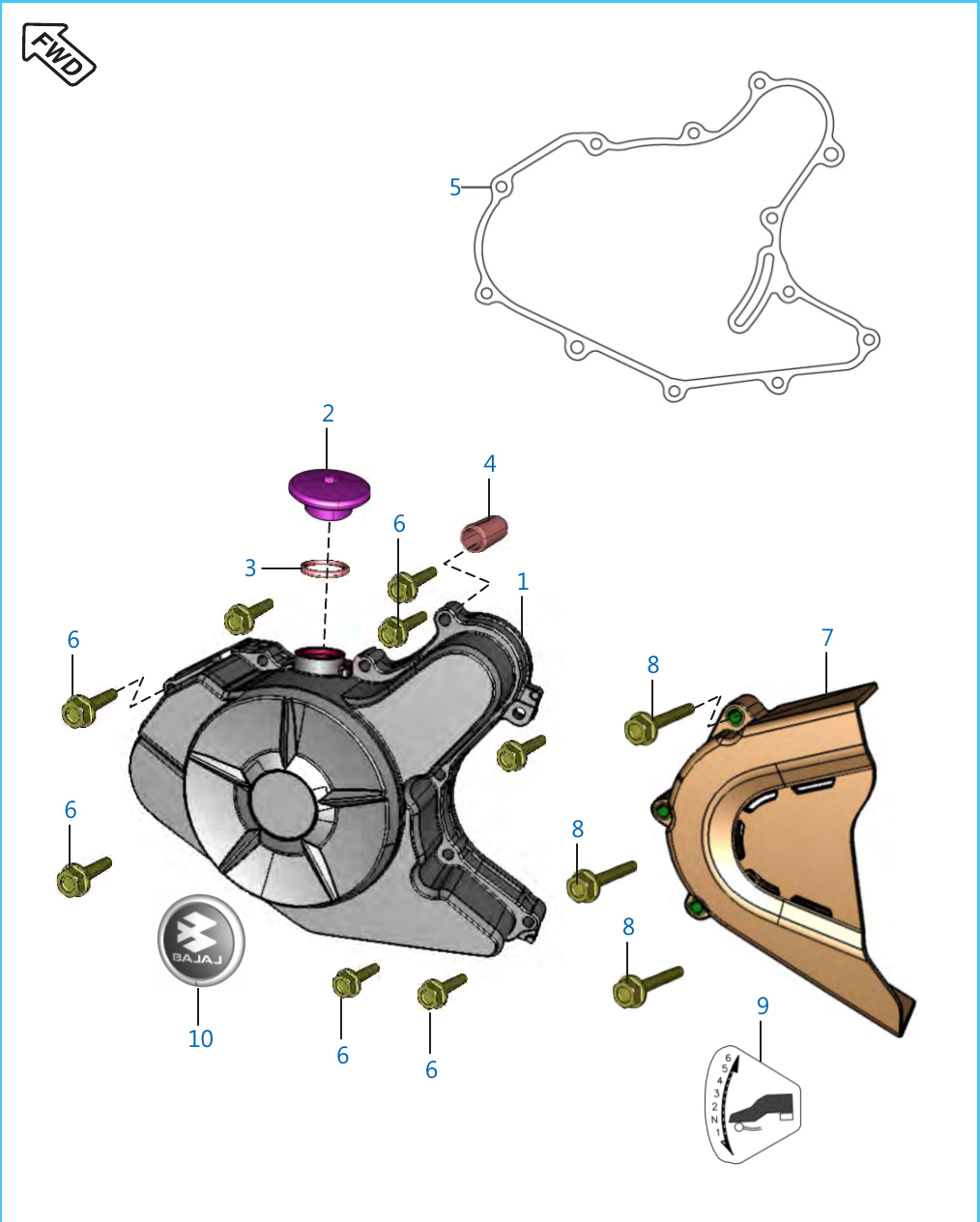 Plate 17 — Cover Magneto