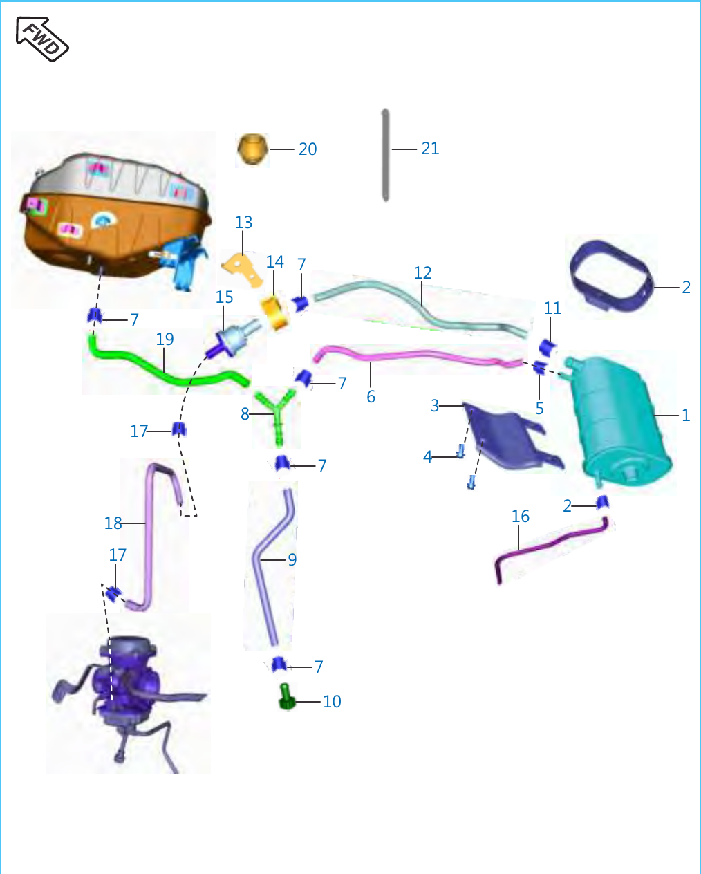 Plate 21 — EVAP Mechanism