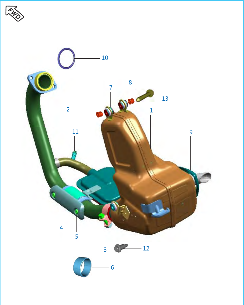 Plate 22 — Silencer Assembly