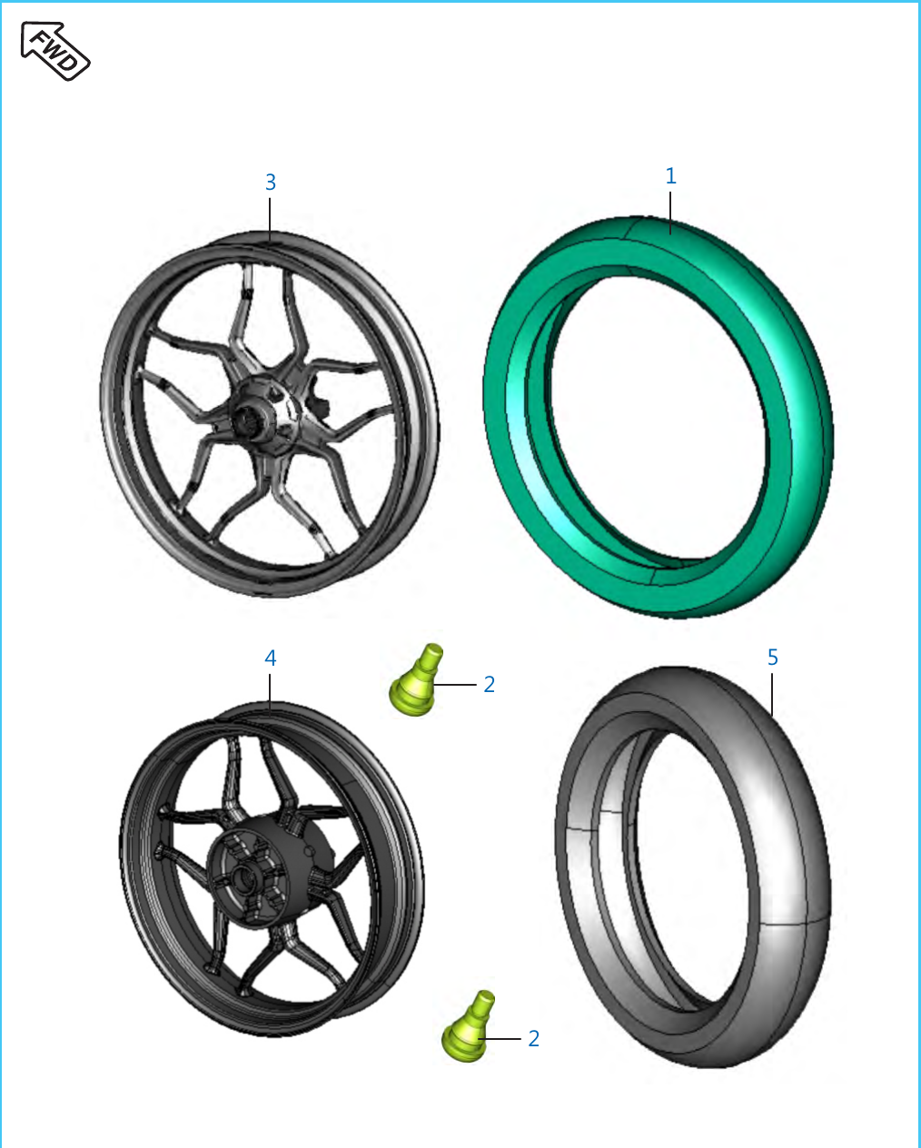 Plate 32 — Tube / Tyre / Rim
