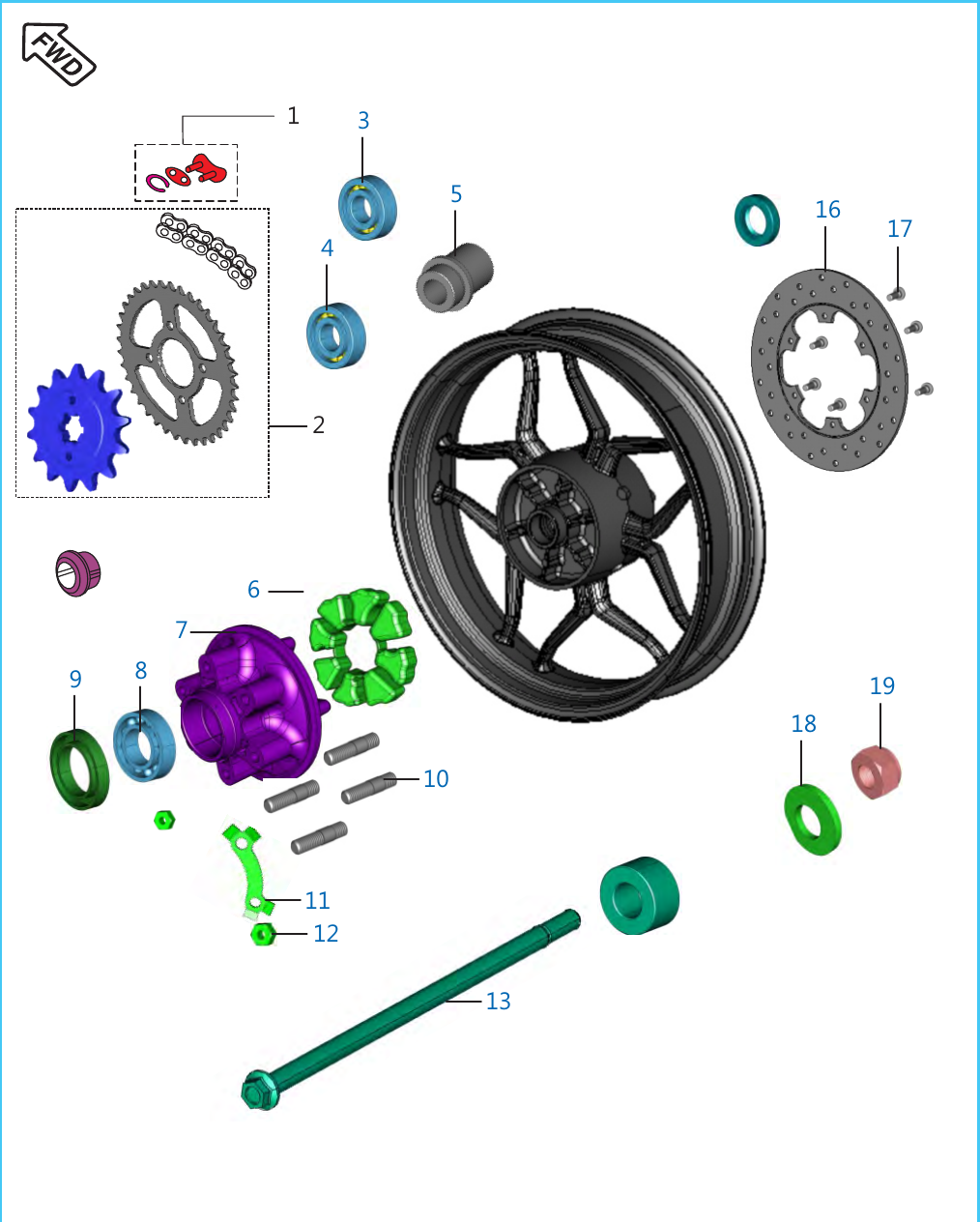 Plate 36 — Rear Hub